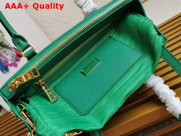 Prada Medium Prada Galleria Saffiano Leather Bag in Green 1BA863 Replica