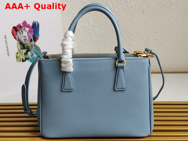 Prada Medium Prada Galleria Saffiano Leather Bag in Light Blue 1BA863 Replica