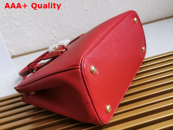 Prada Medium Prada Galleria Saffiano Leather Bag in Red 1BA863 Replica