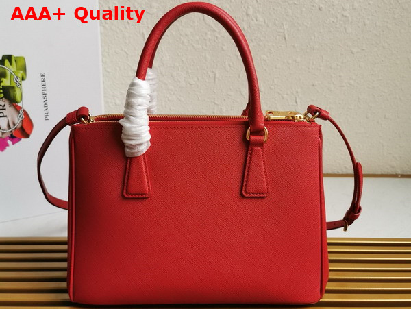 Prada Medium Prada Galleria Saffiano Leather Bag in Red 1BA863 Replica