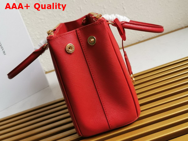 Prada Medium Prada Galleria Saffiano Leather Bag in Red 1BA863 Replica