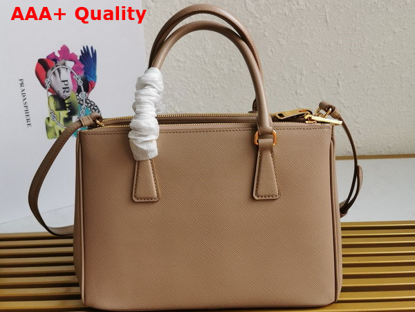 Prada Medium Prada Galleria Saffiano Leather Bag in Sand Beige 1BA863 Replica