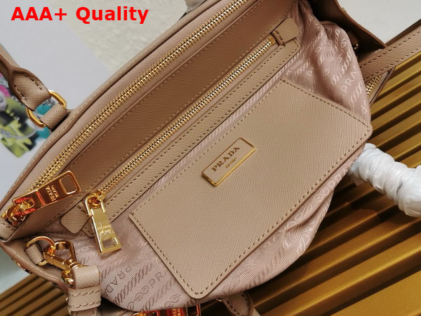 Prada Medium Prada Galleria Saffiano Leather Bag in Sand Beige 1BA863 Replica