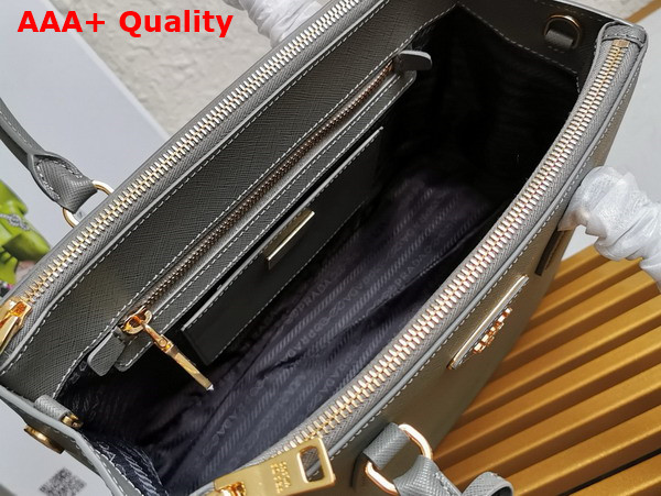 Prada Medium Prada Galleria Saffiano Leather Bag in Slate Gray 1BA863 Replica