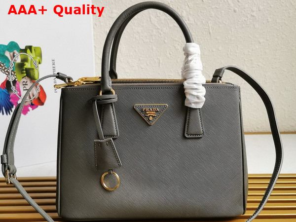 Prada Medium Prada Galleria Saffiano Leather Bag in Slate Gray 1BA863 Replica