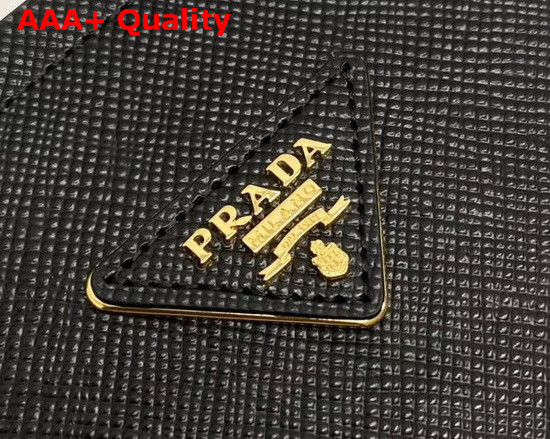 Prada Medium Saffiano Leather Matinee Bag Black Replica