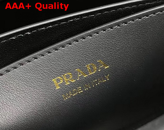 Prada Medium Saffiano Leather Matinee Bag Black Replica