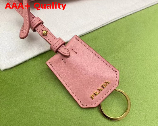 Prada Medium Saffiano Leather Matinee Bag Petal Pink Replica