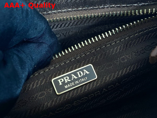 Prada Medium Suede Handbag in Cocoa Brown 1BA426 Replica