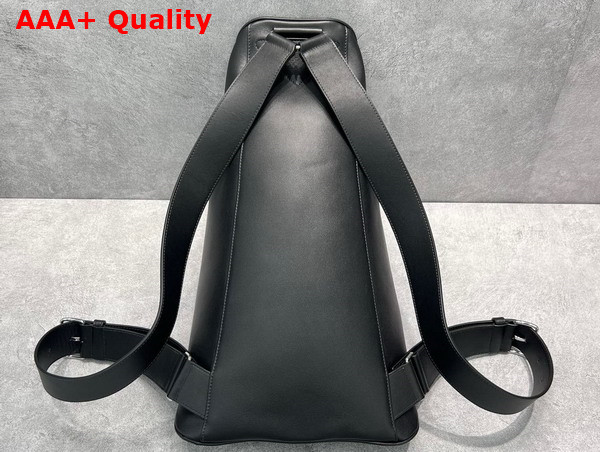 Prada Men Leather Triangle Backpack in Black 2VZ099 Replica