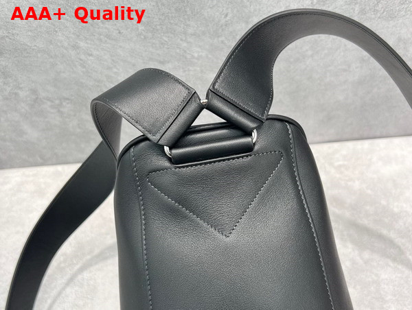 Prada Men Leather Triangle Backpack in Black 2VZ099 Replica