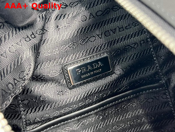 Prada Men Leather Triangle Backpack in Black 2VZ099 Replica