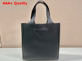 Prada Mens Leather Tote in Black 2VG092 Replica