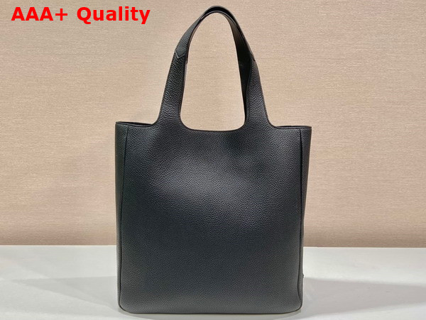 Prada Mens Leather Tote in Black 2VG092 Replica