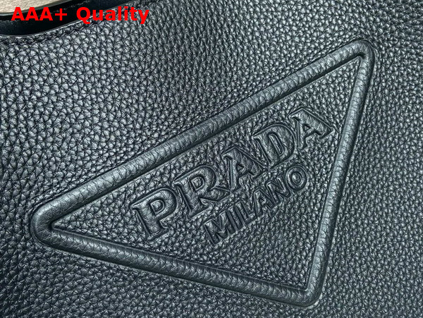 Prada Mens Leather Tote in Black 2VG092 Replica