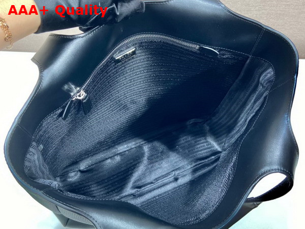 Prada Mens Leather Tote in Black 2VG092 Replica