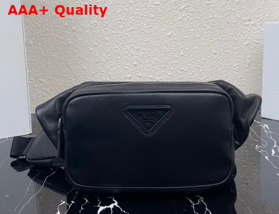 Prada Mens Nappa Leather Shoulder Bag in Black Replica