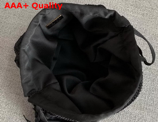 Prada Mesh Bucket Bag in Black Replica