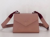 Prada Monochrome Saffiano Leather Bag in Pink