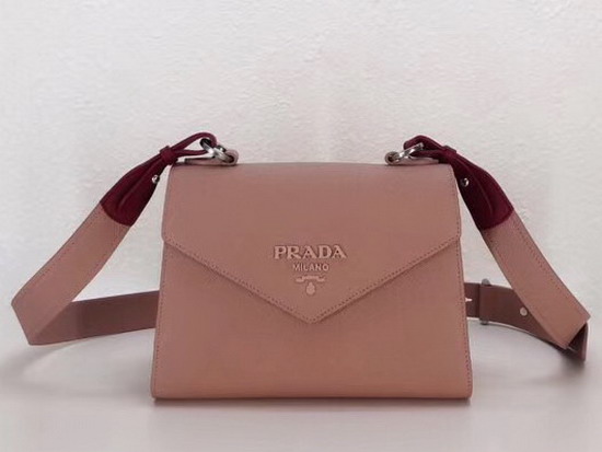 Prada Monochrome Saffiano Leather Bag in Pink