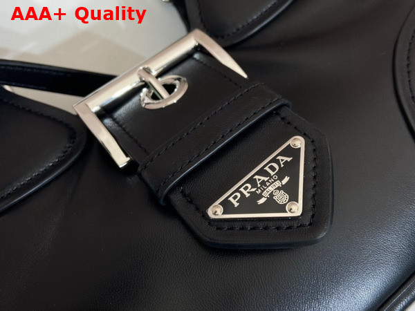 Prada Moon Padded Nappa Leather Bag in Black 1BA381 Replica