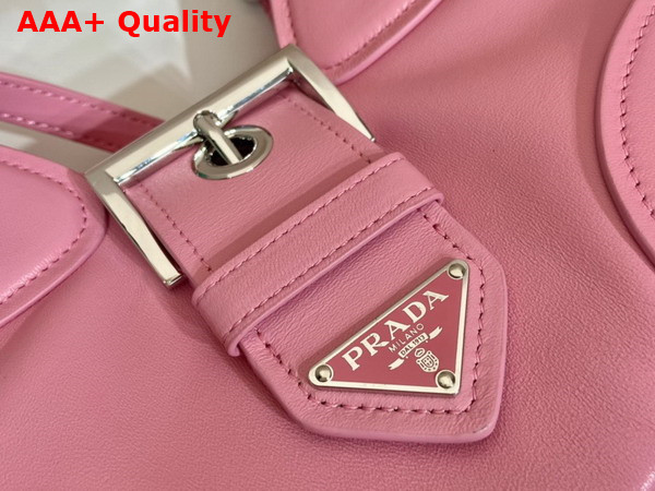 Prada Moon Padded Nappa Leather Bag in Geranium Pink 1BA381 Replica