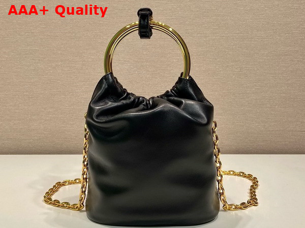 Prada Nappa Leather Mini Bag in Black 1BC227 Replica