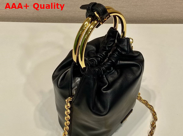 Prada Nappa Leather Mini Bag in Black 1BC227 Replica