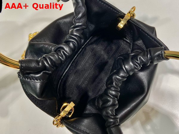 Prada Nappa Leather Mini Bag in Black 1BC227 Replica