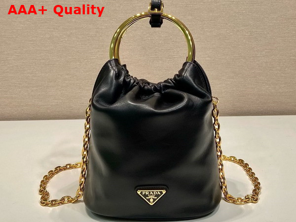 Prada Nappa Leather Mini Bag in Black 1BC227 Replica