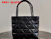 Prada Nappa Leather Prada Spectrum Tote in Black 1BG298 Replica