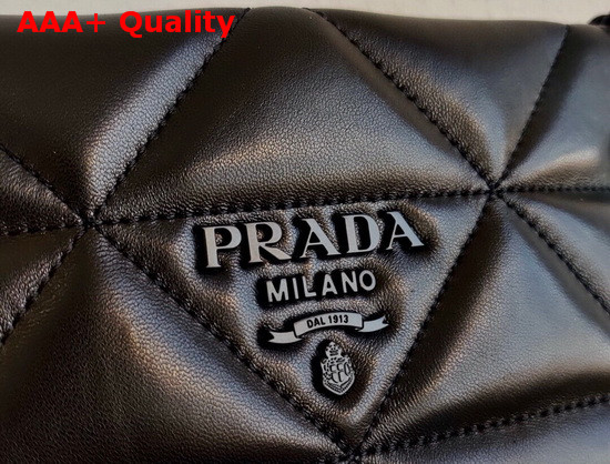 Prada Nappa Leather Prada Spectrum Tote in Black 1BG298 Replica