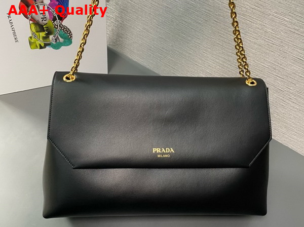 Prada Nappa Leather Shoulder Bag in Black 1BD368 Replica