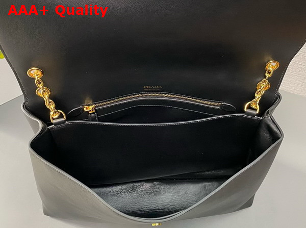 Prada Nappa Leather Shoulder Bag in Black 1BD368 Replica