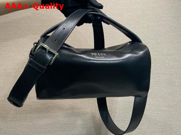 Prada Nappa Leather Shoulder Bag in Black 2VH188 Replica