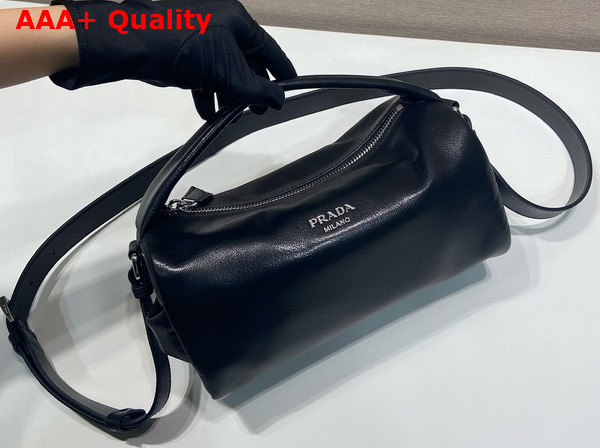 Prada Nappa Leather Shoulder Bag in Black 2VH188 Replica