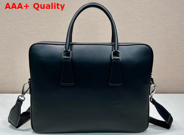 Prada Nappa Leather Work Bag in Black 2VE368 Replica