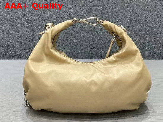 Prada New Nylon Shoulder Bag in Beige Replica