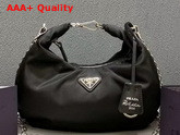 Prada New Nylon Shoulder Bag in Black Replica