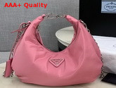 Prada New Nylon Shoulder Bag in Pink Replica