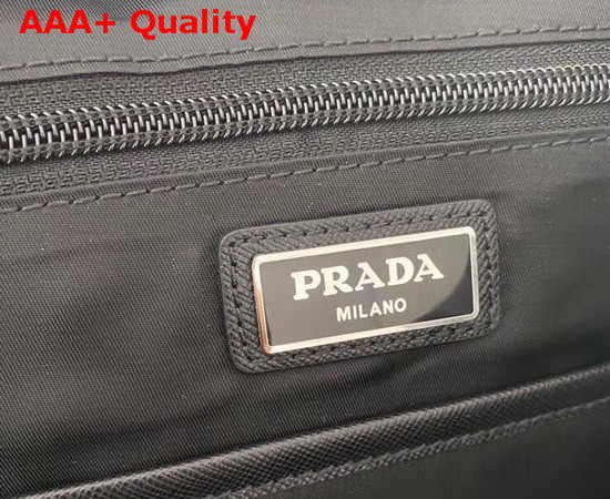 Prada Nylon Backpack Marble Gray and Black Replica