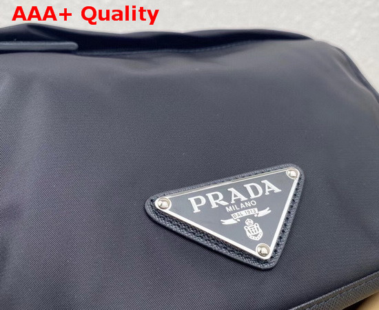 Prada Nylon Backpack Sesame and Black Replica