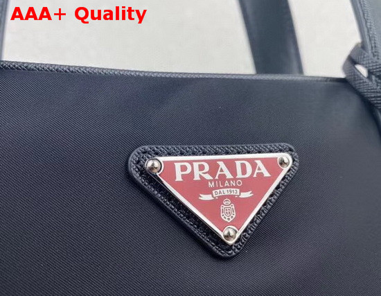 Prada Nylon Briefcase Black Red Replica