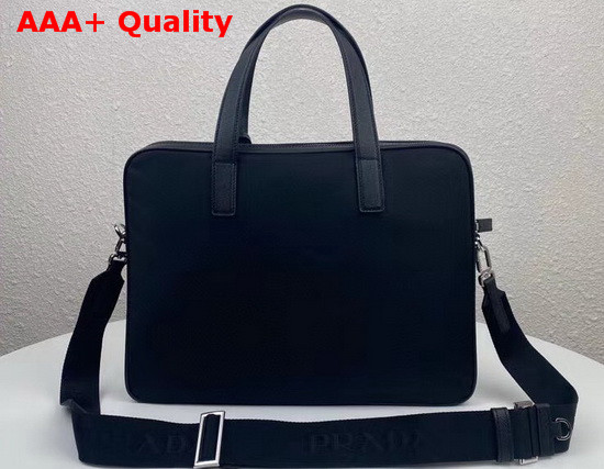 Prada Nylon Briefcase Black Replica