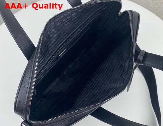 Prada Nylon Briefcase Black Replica