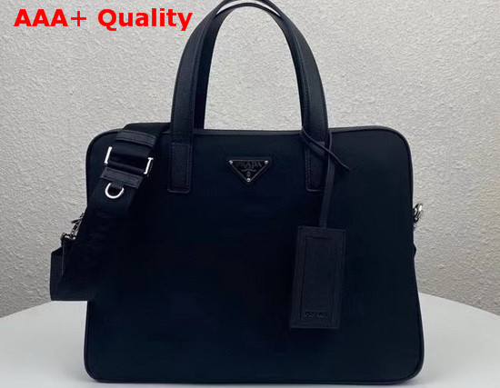 Prada Nylon Briefcase Black Replica