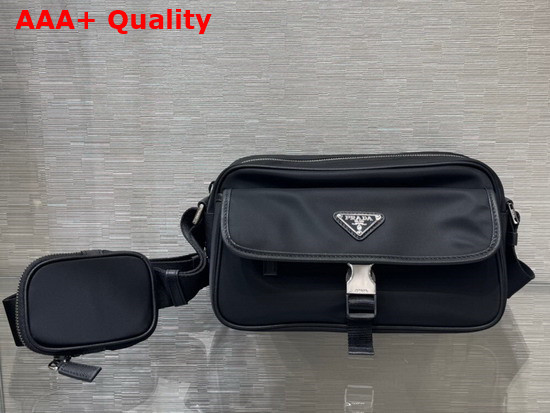 Prada Nylon Cross Body Bag in Black 2VH074 Replica