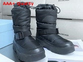 Prada Nylon Gabardine Booties in Black 1U705M Replica