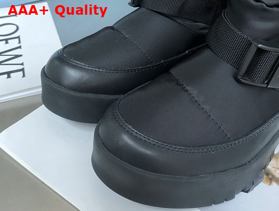 Prada Nylon Gabardine Booties in Black 1U705M Replica