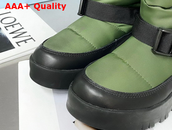 Prada Nylon Gabardine Booties in Green 1U705M Replica